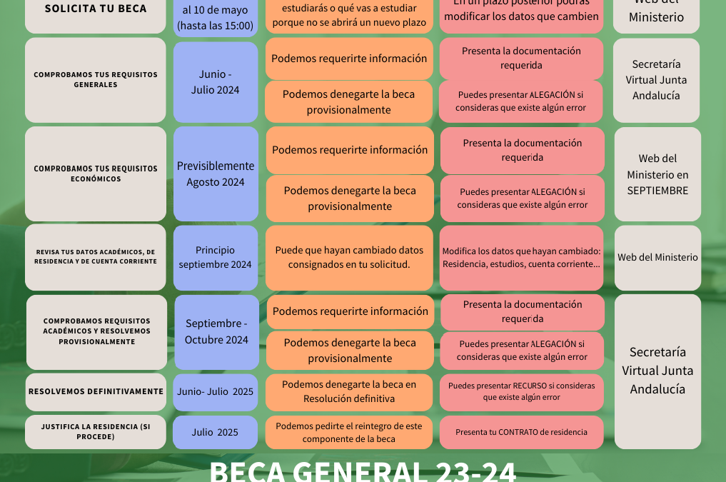 Becas paso a paso